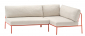 Диван угловой с подушками PEDRALI Nolita Sofa сталь, ткань Фото 1