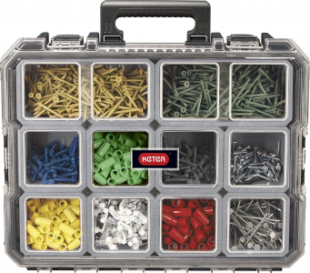 Органайзер для инструментов Keter Compartment Pro Organizer полипропилен черный Фото 3