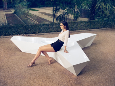 Скамья пластиковая Vondom Faz Basic полиэтилен Фото 7