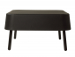 Стол пластиковый журнальный Resol Bob table footrest алюминий, полиэтилен черный Фото 1