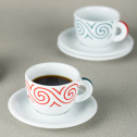 Кофейные пары для капучино Ancap Edex фарфор деколь Evolution Фото 20