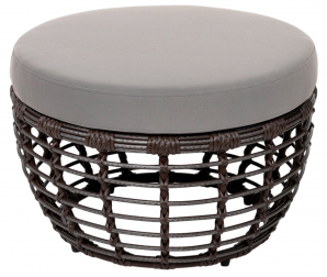 Пуф плетеный с подушкой-thumbs-Фото1