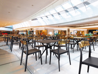 Стол пластиковый Air Table 80, черный, 800х800х740 мм