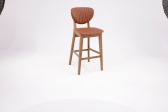 Стул барный с обивкой Caris Lion граб, фанера, ткань Фото 10