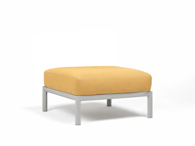 Пуф пластиковый с подушкой Nardi Maximo Pouf EXTRA_Studio стеклопластик, Sunbrella гипс, Sunlight Фото 5