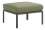 Пуф пластиковый с подушкой Nardi Komodo Pouf стеклопластик, Sunbrella антрацит, джунгли Фото 4