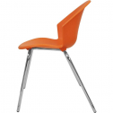 Стул пластиковый Italseat Smile-4 металл, пластик оранжевый Фото 5