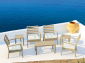 Столик пластиковый журнальный Siesta Contract Ocean Table пластик бежевый Фото 5
