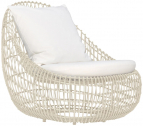 Кресло плетеное с подушками JANUS et Cie Vino алюминий, искусственный ротанг, акрил снежный Фото 1