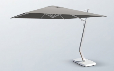 Зонт профессиональный 3х3 м Higold Wing алюминий, акрил тик, тортора Фото 20