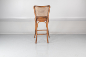 Стул барный с обивкой Caris Monet граб, соломка, ткань Фото 10