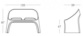 Скамья пластиковая двухместная-thumbs-Фото3