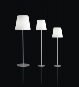 Торшер пластиковый SLIDE Ali Baba Steel Lighting сталь, полиэтилен белый Фото 8