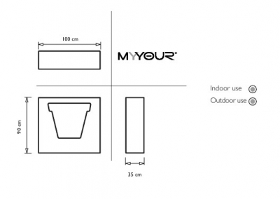 Фигура пластиковая Myyour Non Vaso полиэтилен Фото 7