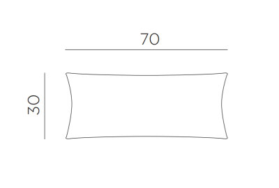 Подушка декоративная Nardi Maximo 70x30 EXTRA_Atelier Sunbrella Tundra Gypsum Фото 2