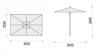 Зонт профессиональный 2х3 м-thumbs-Фото3