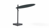 Зонт дизайнерский Ø3 м Umbrosa Eclipsum UX Full Black алюминий, ткань Sunbrella черный Фото 4