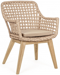 Кресло плетеное с подушкой-thumbs-Фото1