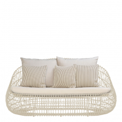 Диван двухместный плетеный с подушками-thumbs-Фото4