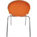 Стул пластиковый Italseat Smile-4 металл, пластик оранжевый Фото 7