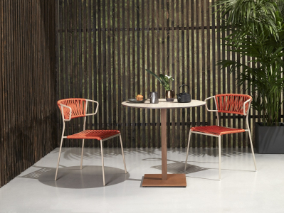 Столешница круглая Scab Design Compact Laminate для подстолья Nemo, Domino, Tiffany, Cross компакт-ламинат HPL состаренный дуб тортора Фото 8