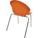 Стул пластиковый Italseat Smile-4 металл, пластик оранжевый Фото 6