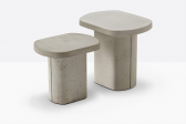 Столик кофейный бетонный PEDRALI Caementum бетон светло-серый Фото 9