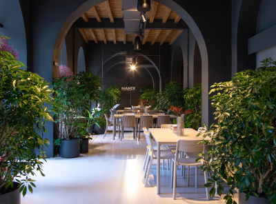 Стул пластиковый Nardi Tiberina Bistrot стеклопластик бежевый Фото 6