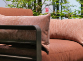 Диван пластиковый с подушками Nardi Maximo 2 стеклопластик, Sunbrella терра, корица Фото 10