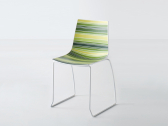Стул пластиковый Gaber Colorfive S сталь, технополимер Фото 12