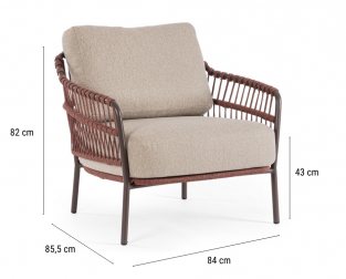 Кресло лаунж плетеное с подушками-thumbs-Фото3