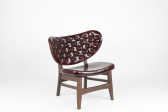 Стул лаунж деревянный с обивкой Caris Argos граб, фанера, ткань Фото 29