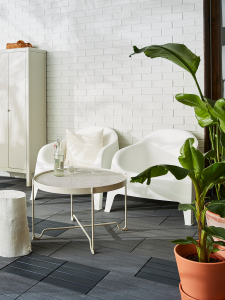 Кресло лаунж пластиковое GARDEN RATTAN Nuvola полипропилен белый Фото 4