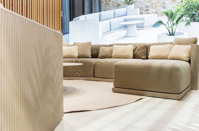 Пуф пластиковый мягкий Vondom Gatsby Basic полиэтилен, ткань Фото 9