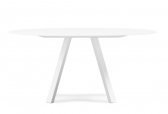 Стол круглый PEDRALI Arki-Table Compact сталь, алюминий, компакт-ламинат HPL белый Фото 5