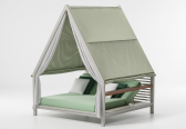 Шатер с лежаками Kettal Cottage алюминий, балау, акрил Фото 1