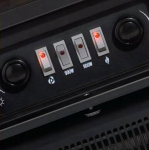 Напольный электрический камин Electroluх черный Фото 3