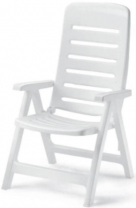 Кресло пластиковое SCAB GIARDINO Quintilla armchair пластик белый Фото 1