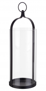 Подсвечник Garden Relax Merope металл, стекло черный Фото 1