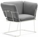 Кресло мягкое B-LINE Merano сталь, ткань Фото 6
