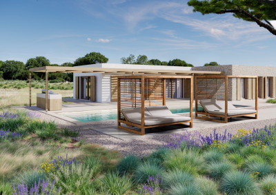 Шатер с лежаками Garden Relax Honolulu тик, олефин натуральный Фото 16