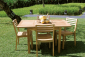 Стол деревянный раздвижной Giardino Di Legno Savana Medea тик Фото 6
