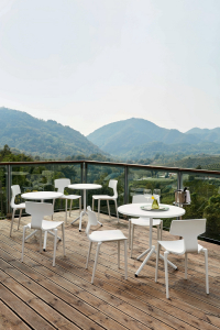 Стол обеденный металлический складной Colos Ta 2.0 1-700 нержавеющая сталь Фото 8