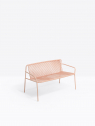 Диван металлический PEDRALI Tribeca сталь, ПВХ розовый Фото 4