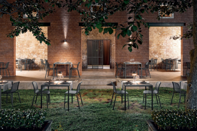 Стул металлический Colos Villa 1 нержавеющая сталь Фото 8