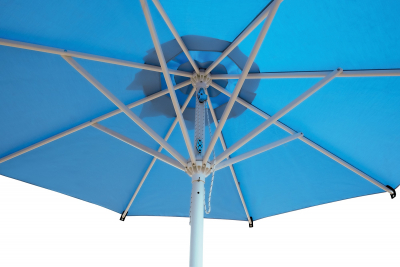 Зонт профессиональный Ø3.5 м Scolaro Rimini Standard алюминий, акрил белый, слоновая кость Фото 5