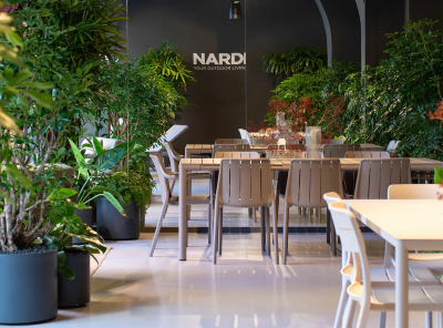 Стул пластиковый Nardi Tiberina Bistrot стеклопластик бежевый Фото 5