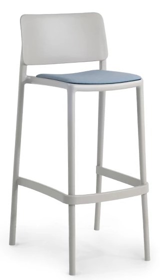 Стул барный пластиковый с обивкой Joy-S Bar Soft 75
