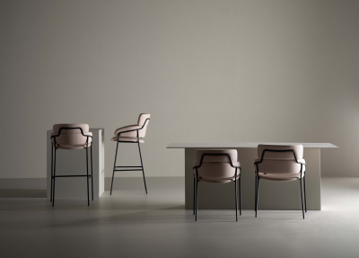 Кресло барное с обивкой Arrmet Strike ST сталь, ткань Фото 17