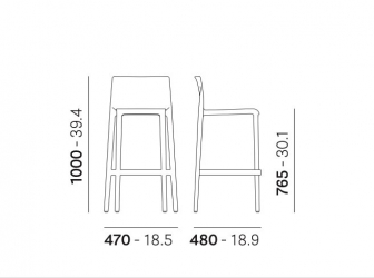 Стул пластиковый барный-thumbs-Фото3